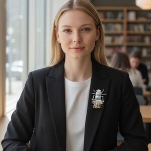 Banana Republic Gold Brooch